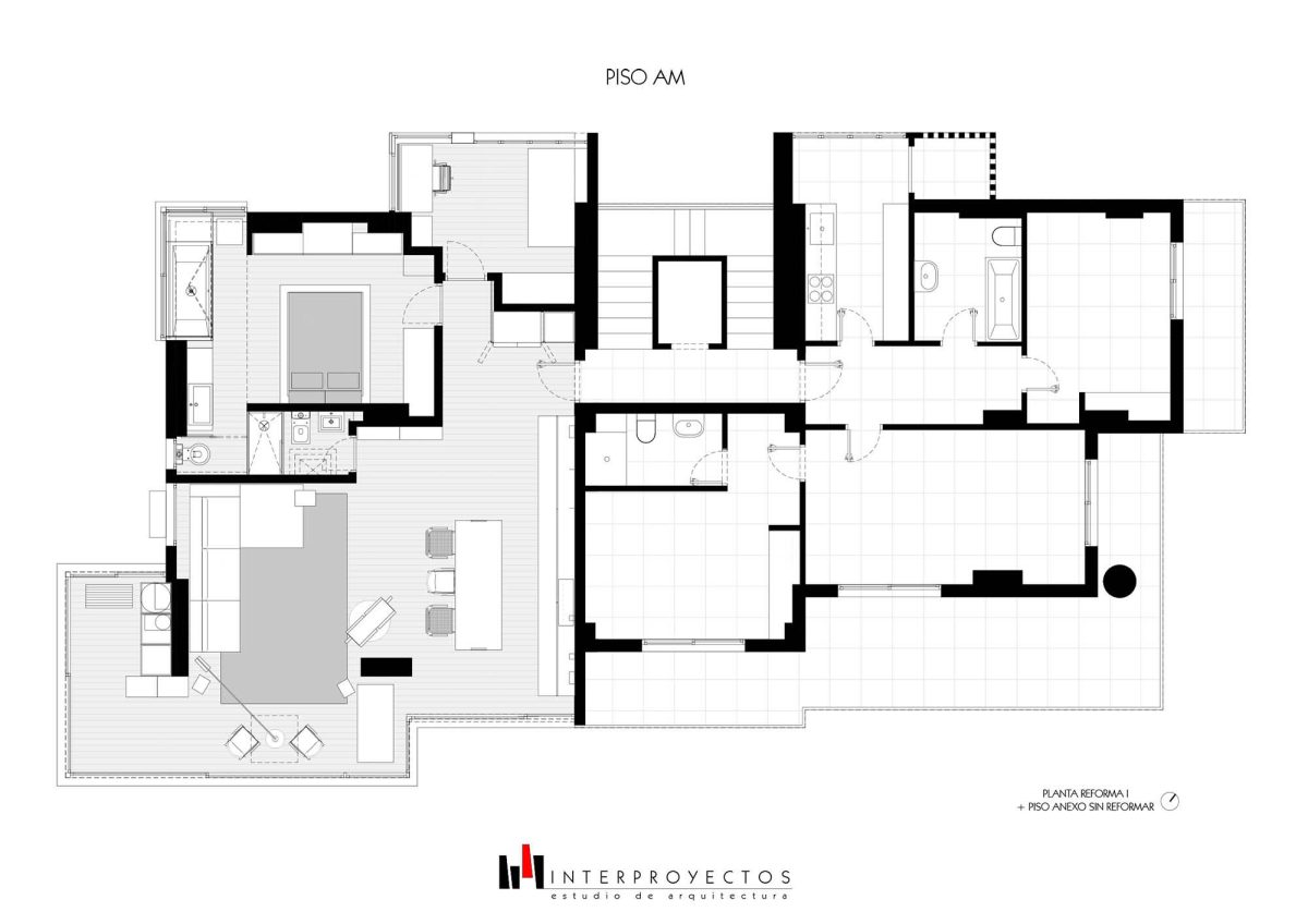 piso AM_planta REFORMA I+ piso anexo sin reformar